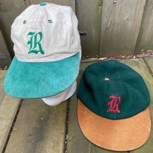 Lot of 2 Vintage 70s Roots Retro Hats